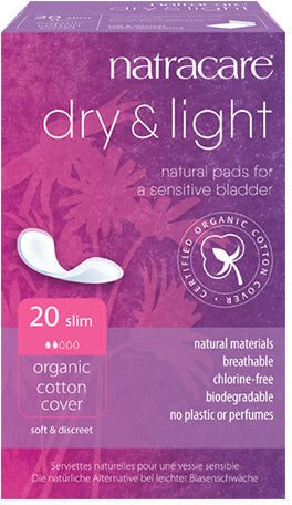 Natracare Dry and Light til Inkontinens