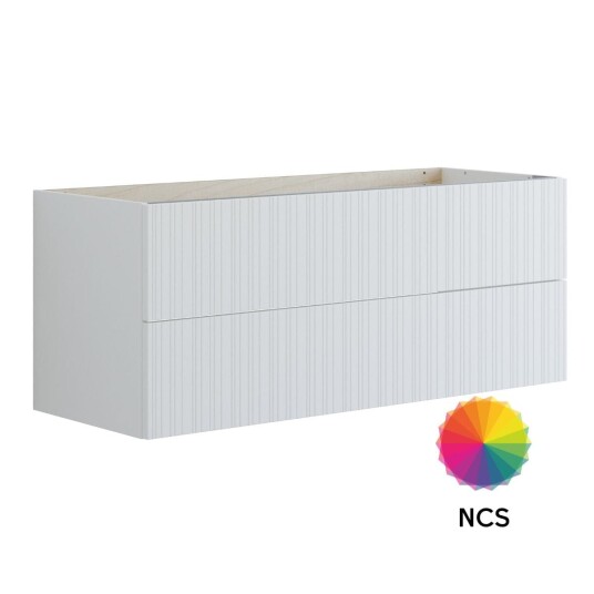 Dansani Inzo Riflet Servantskap 2 Skuff B60 120xh48xd44cm NCS Farge / 120cm Dobbel