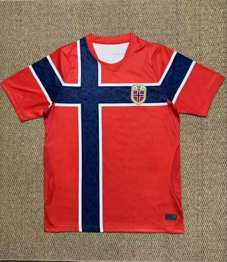 2026 World Cup Norge Herrelandslag Hjemmedrakt Voksen Nr. 20 Nusa Trykt Kun T skjorte