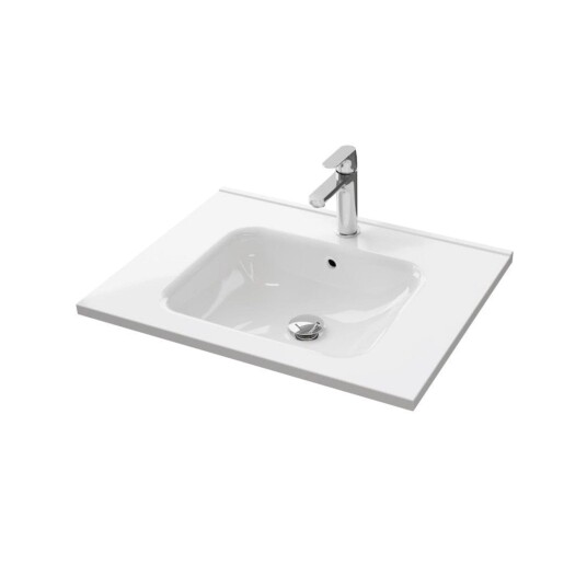 Vikingbad INA D46 Thin Møbel B60-180cm - H2cm Hvit 60cm