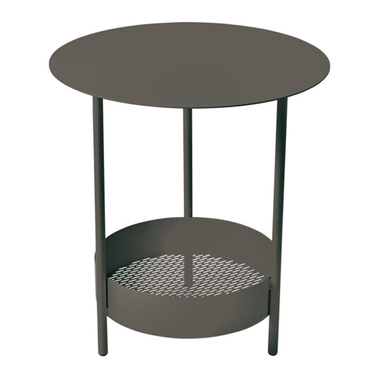 Fermob Salsa Pedestal Table Liquorice 42