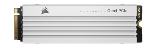 Corsair MP600 PRO LPX 2TB NVMe M.2 Harddisk Hvit Corsair MP600 PRO LPX 2TB NVMe M.2 Harddisk Hvit