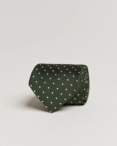 Amanda Christensen Dot Classic Tie 8 cm Green/White Amanda Christensen Dot Classic Tie 8 cm Green/White