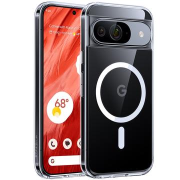 Torras Google Pixel 9/9 Pro X Shock MagSafe TPU deksel   Genomskinlig