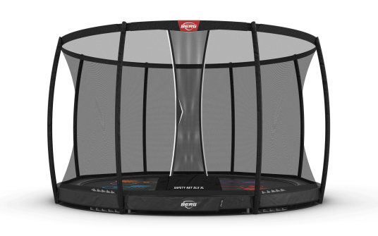 BERG Elite InGround 430 Grey Levels + Safety Net DLX XL