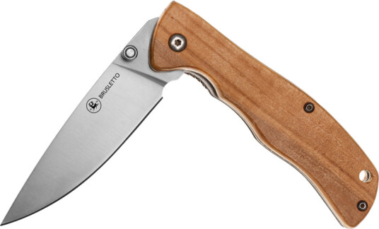 Brusletto Lierne Foldekniv med skaft i oliventre 19,5 cm