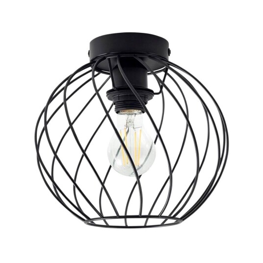 Lindby taklampe Danika Ø 25 cm svart metall Lindby taklampe Danika Ø 25 cm svart metall