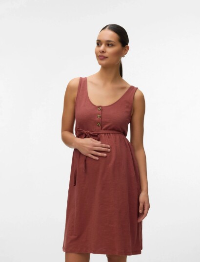 Mamalicious Mlivy Lia Sl Jrs Abk Dress 2F Noos Pink M
