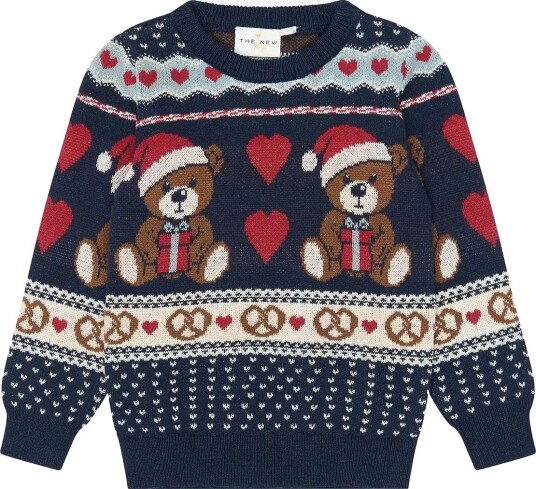 THE NEW SIBLINGS Tnstholiday Jacquard Pullover - MULTI COLOUR - 86