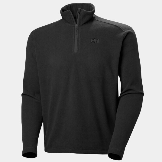 Helly Hansen Herre Daybreaker 1/2 Glidelås Varm Fleece Svart L