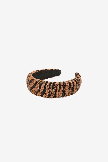 Becksöndergaard Diadem Tigarea Wide Beaded Hairbrace Brun Becksöndergaard Diadem Tigarea Wide Beaded Hairbrace Brun
