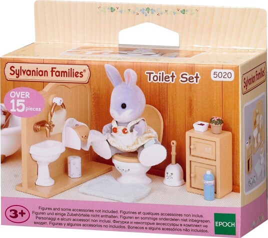 Sylvanian Families Toalettsett 3 År+ 15+ Deler