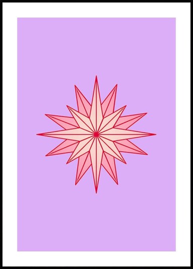 Christmas Star No.1 Plakat Plakat / 30x40cm