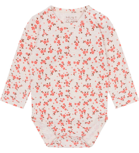 Hust And Claire Body L/æ Bri Wild Coral 74 Langermet Body Beige Oransje