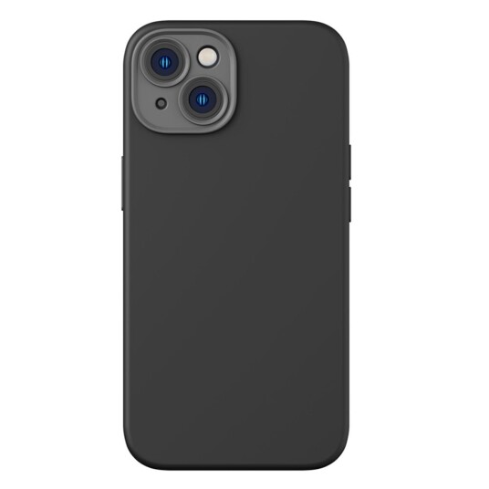 Baseus Iphone 14 Plus Deksel Liquid Silica Gel Magsafe Svart