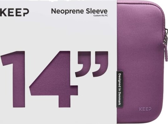 KEEP 14 neoprene laptop sleeve (plump purple) KEEP 14 neoprene laptop sleeve (plump purple)