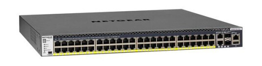 Netgear M4300-52G-PoE+ (GSM4352PA) 48x1G PoE+ 480W 2x10G 2xSFP+ Managed Switch (0606449112832)