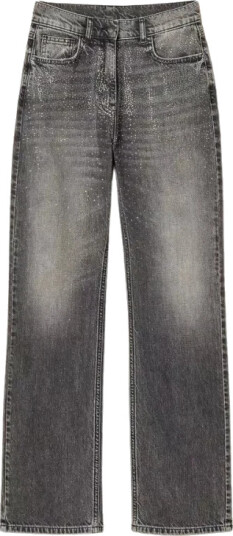 Twinset Dame Jeans Grå W27,