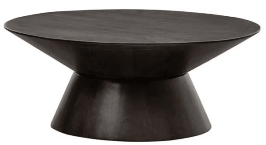 Trend Collection Daemen Sofabord Valnøtt Ø80xH30