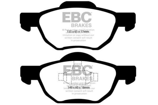 Bremseklosser EBC Brakes DP21525