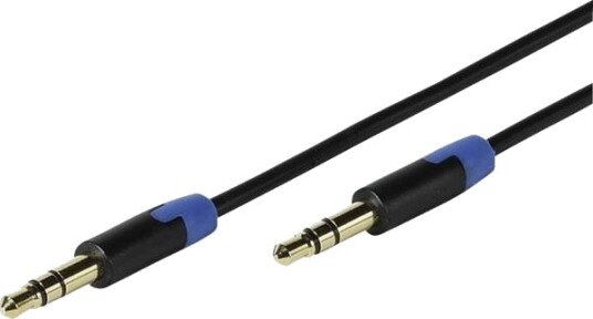 Vivanco Vvajack07mmk 3.5Mm Trs Hankjønn 3.5Mm Trs Hankjønn 0,75 M Svart