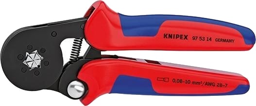Knipex 975314 Krympetang 180mm for Endehylser - Selvjusterende Håndverktøy Knipex 975314 Krympetang 180mm for Endehylser - Selvjusterende Håndverktøy