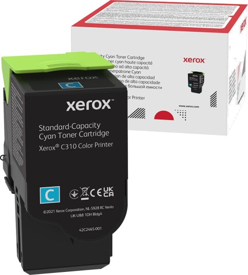 Xerox C310 006R04357 Toner 2000 sider Cyan