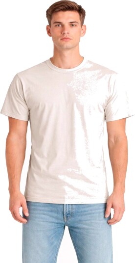 A QUESTION OF Anders Tee Garment Dyed   Cream   XXL