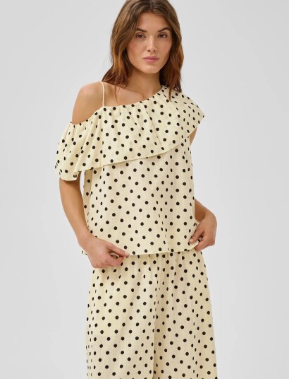 My Essential Wardrobe Mwnada Florence Blouse - Yellow - 38