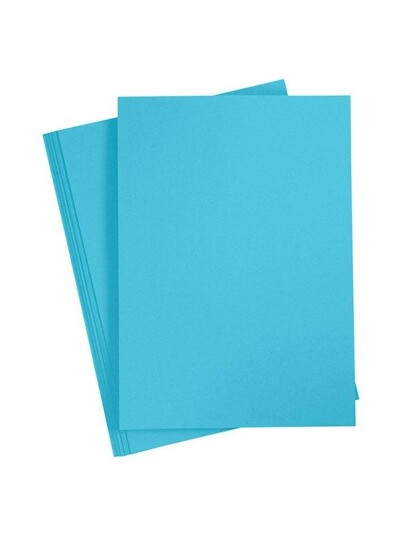 Creativ Company Colored Cardboard Clear Blue A4 20 sheets