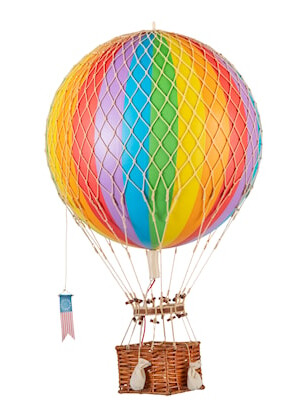 Royal Aero Luftballong 56 cm Regnbue