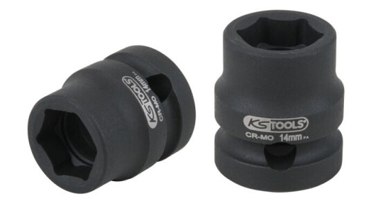 Ks Tools 515.0061, Støpselsett, 1/2", Metrisk, 15 Hoder, 14 Mm, Krom-Molybden-Stål