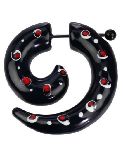 Red Eye   Svart Fake piercing
