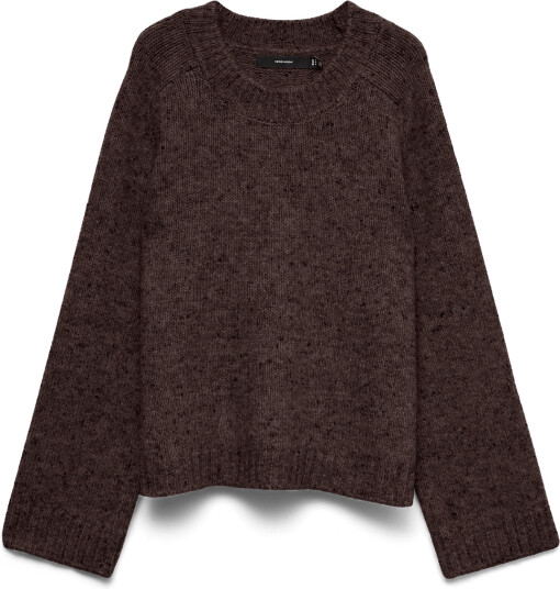 Vero Moda Vmingrid Ls O Neck Pullover Brown XS Vero Moda Vmingrid Ls O Neck Pullover Brown XS