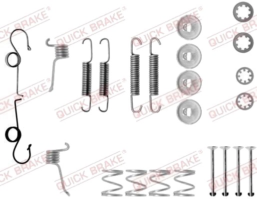 Tilbehørsett, bremsesko QUICK BRAKE 105-0511