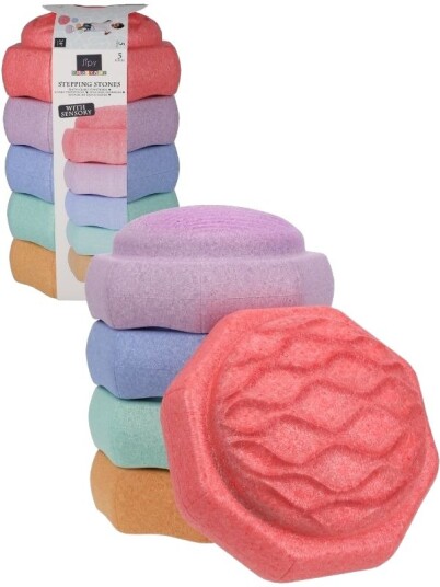 Jipy Discover Balanseklosser 5 Deler Med Sanseoverflate I Pastell