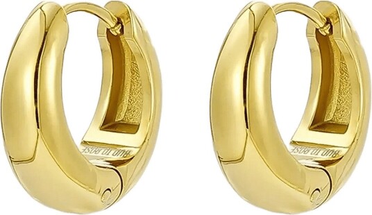 Bud To Rose Hanna Hoop Gold Gold ONE SIZE Bud To Rose Hanna Hoop Gold Gold ONE SIZE