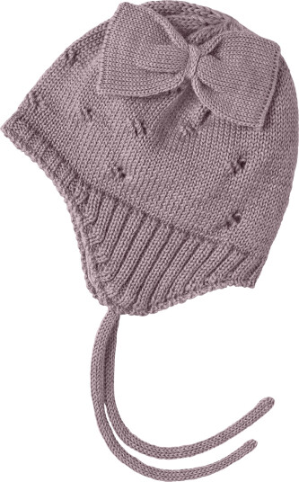 Name It Nbfwrilla Bow Wool Knit Hat   Pink   45 47