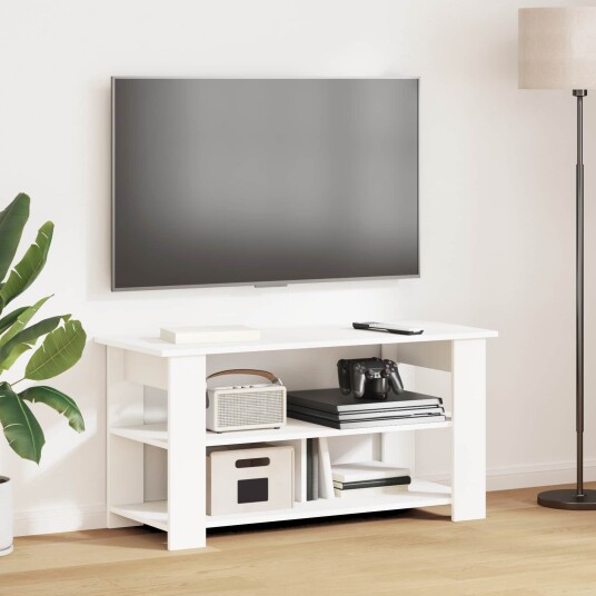TV stativ Hvit 100 x 40 x 50 cm TV stativ Hvit 100 x 40 x 50 cm