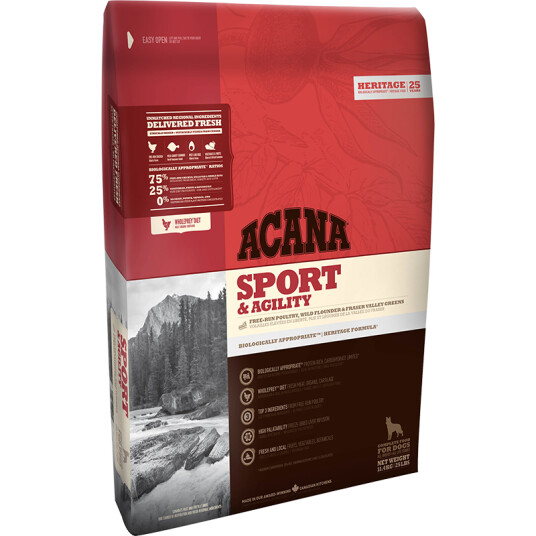 Acana Sport & Agility Tørrfôr til Voksne Hunder 17 kg Acana Sport & Agility Tørrfôr til Voksne Hunder 17 kg