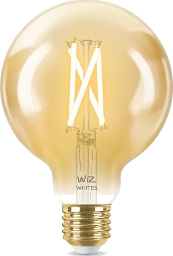WiZ Lyskilde WA 6,7W G95 Gyllen E27 WiFi - 60422 WiZ Lyskilde WA 6,7W G95 Gyllen E27 WiFi - 60422