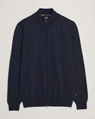 Boss Balonso Full-Zip Sweater Dark Blue Boss Balonso Full-Zip Sweater Dark Blue