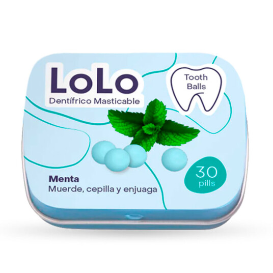 Tannkrem/Munnskylletabletter Lolo Bio Tannkuler MINT