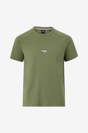 BOSS T skjorte RN Slim Fit Grønn