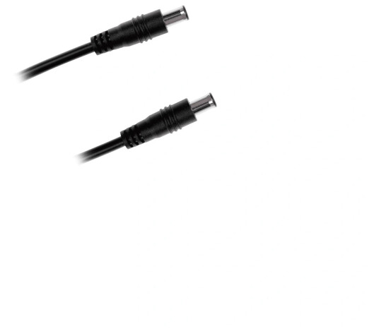 CIOKS L2450 EIAJ til EIAJ sort Kobler DC7 til 8 50cm