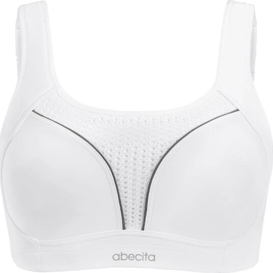 Abecita Women's Dynamic Sport Bra B 85, White/Grey Abecita Women's Dynamic Sport Bra B 85, White/Grey