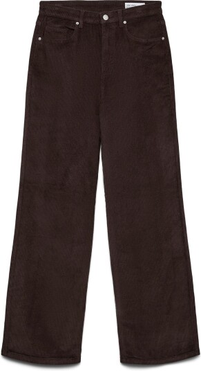Vero Moda Vmtessa Hr Wide Corduroy Pants Ga Noos   CHOCOLATE TORTE   29 x 30