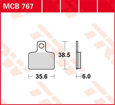 Bremseklosser TRW MCB767