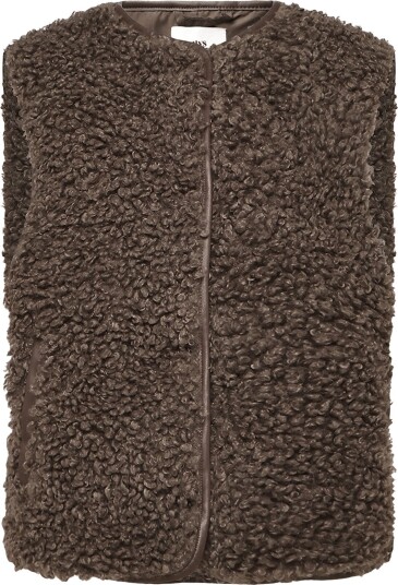 Lollys Laundry Vadall Vest Sl Brown XXL