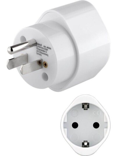 Pro Reiseadapter USA/Japan Type F med jording - Mobillader Pro Reiseadapter USA/Japan Type F med jording - Mobillader